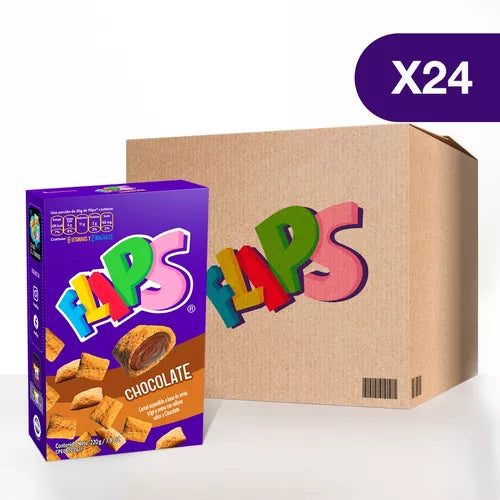 Flips® chocolate- Caja De 24u 220g