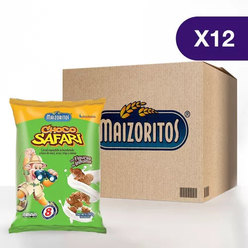 Maizoritos® Chocosafari Caja De 12u de 240g