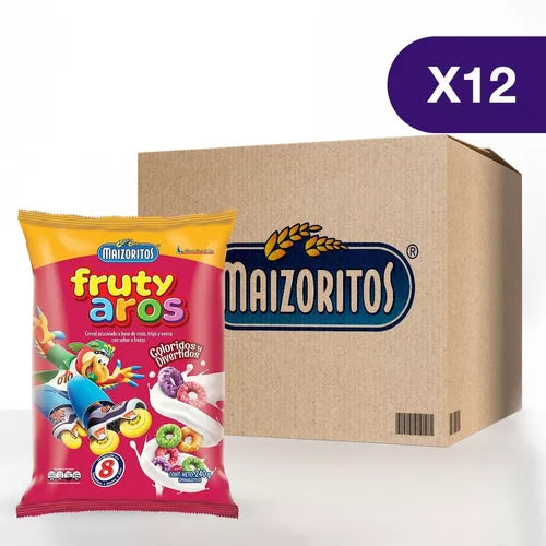 Maizoritos® Fruty Aros Caja De 12u de 240g