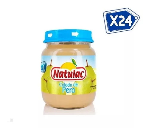 Compota pera 113 Gr Natulac Bulto 24u