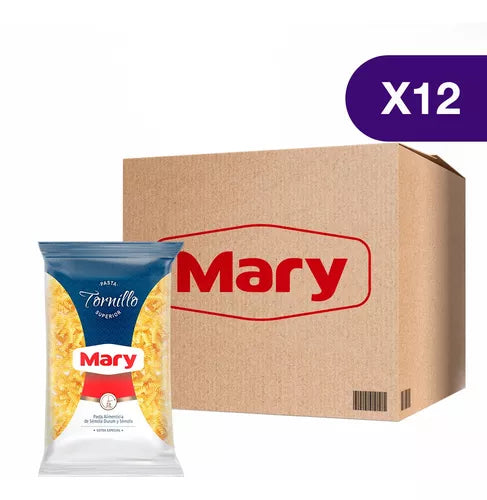 Pasta tornillos Mary - Bulto De 12u de 1kg