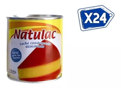 Bulto leche condensada natulac 397g 24u