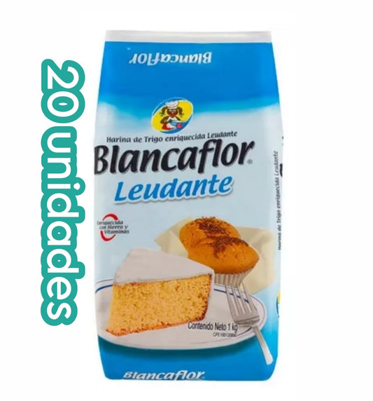 Bulto 20 Harina Trigo leudante Blancaflor 1kg