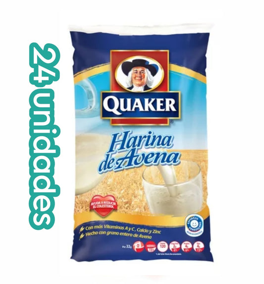 Bulto 24 Harina Avena 400g Quaker Polar