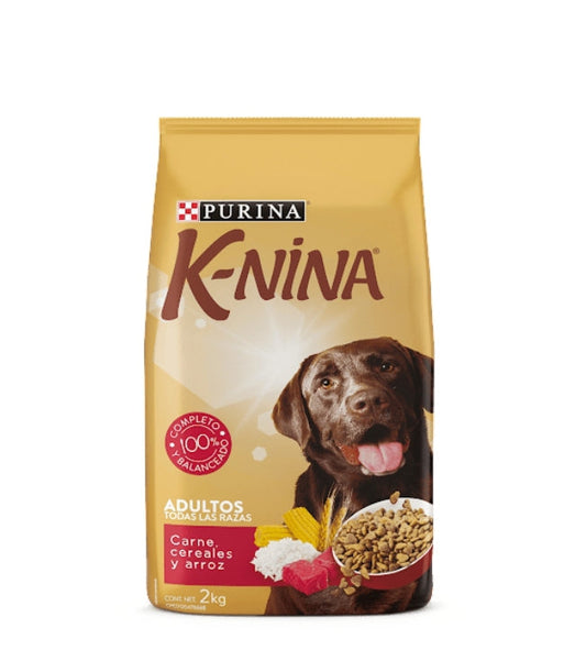 K-Nina Adulto Carne, Cereal y Arroz 2Kg