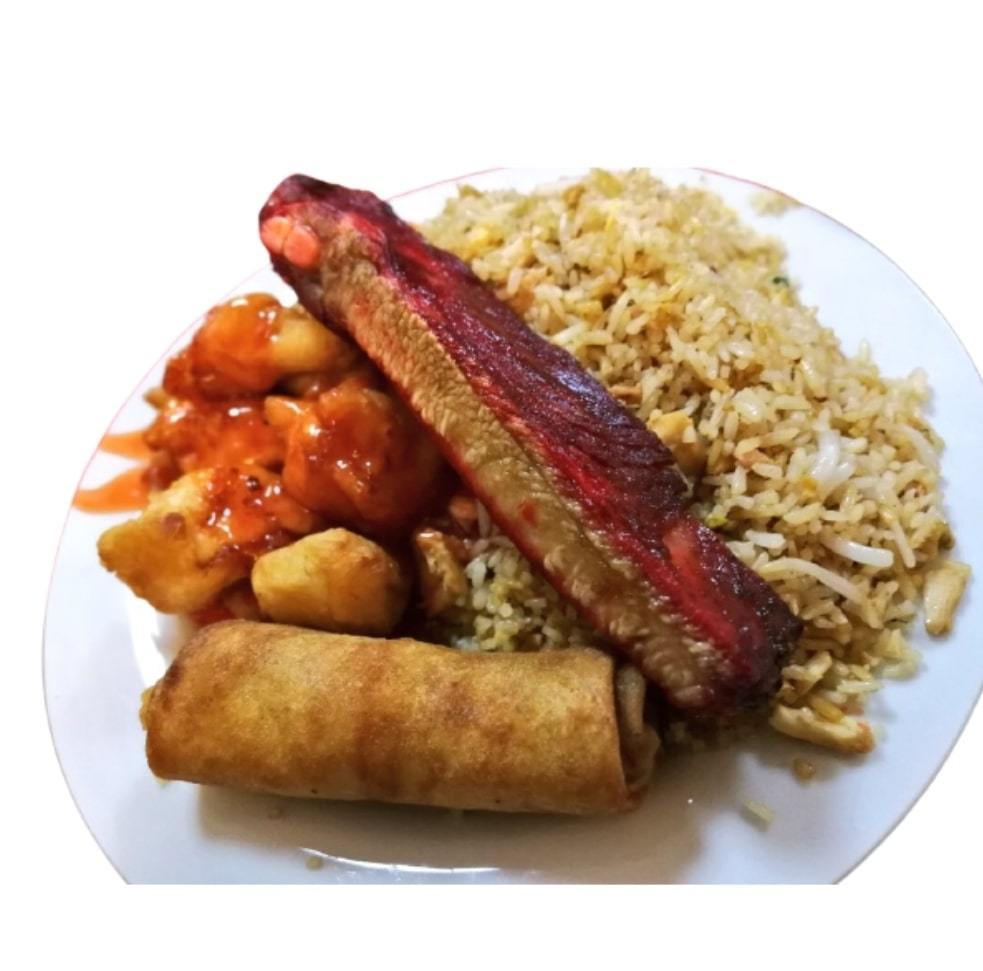 Arroz costilla y pollo teriyaki - Domi Delivery