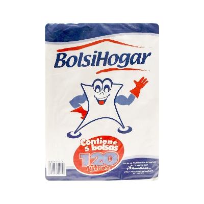 Bolsa De Basura Bolsihogar 120Lt 5U - Domi Delivery