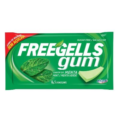 Chicle Freegells Menta Verde 8g - Domi Delivery