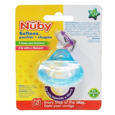 Chupon Nuby De Silicon Cherry 6-12M - Domi Delivery