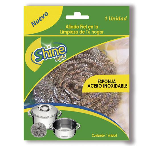 Esponja Shine Light Acero Inox - Domi Delivery