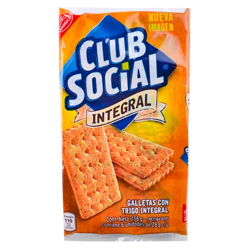 Galleta Club Social integral 156G - Domi Delivery