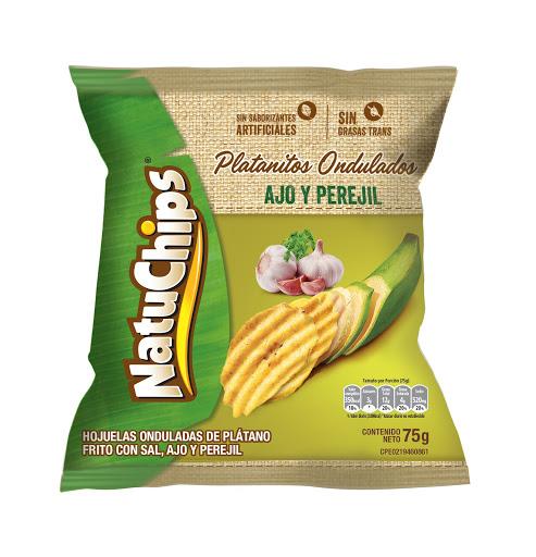 Natuchips Platanitos Ajo Y Perejil 75g - Domi Delivery