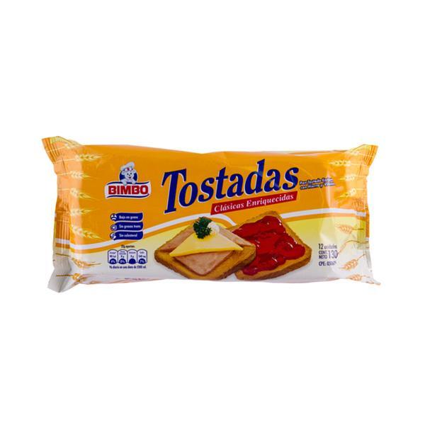 Pan tostado bimbo 12u - Domi Delivery