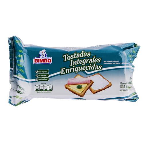 Pan tostado diet bimbo 12u - Domi Delivery