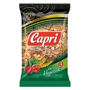 Pasta dedal vegetales capri 500g - Domi Delivery