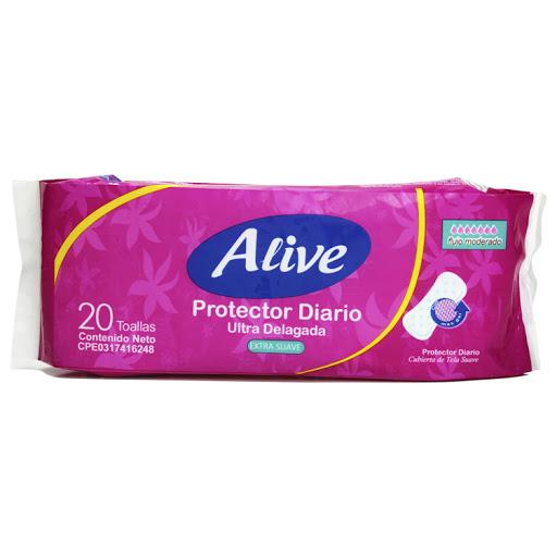 Protector Diario Alive 20U - Domi Delivery