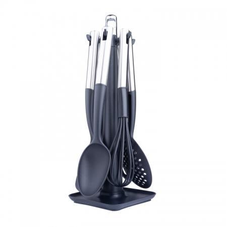 SET 7PZAS UTENSILIOS DE COCINA ACERO INOXIDABLE - Domi Delivery