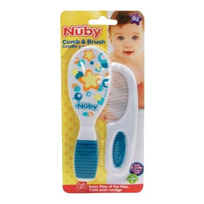 Set Nuby Cepillo Y Peine Con Mango Flex - Domi Delivery