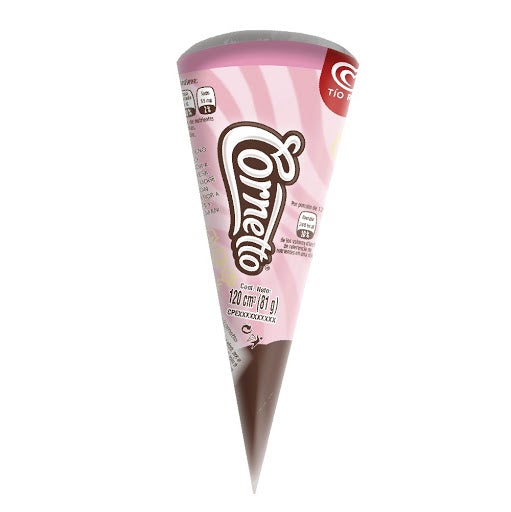 Helado Tio Rico Cornetto Napolitano 120Ml