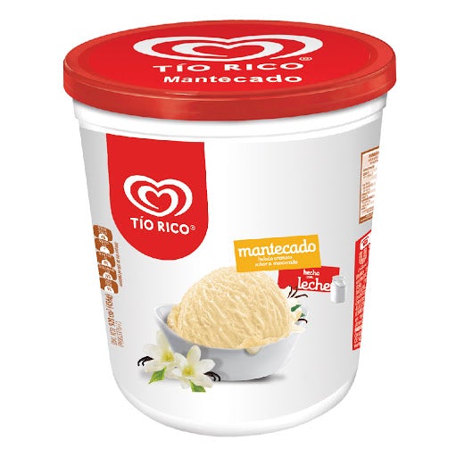 Helado Tio Rico Mantecado 850Ml