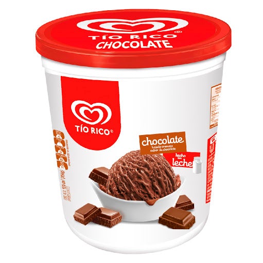 Helado Tio Rico Chocolate 850Ml