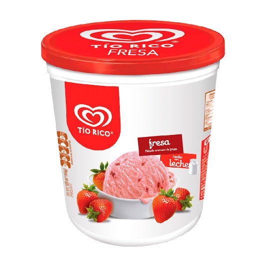 Helado Tio Rico Fresa 850Ml