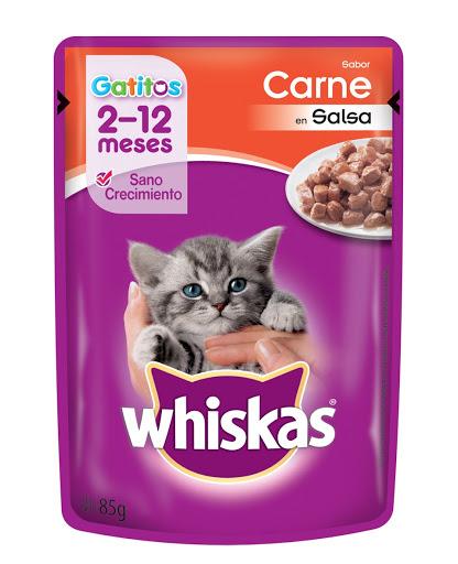 Whiskas Gatitos Carne 85g - Domi Delivery