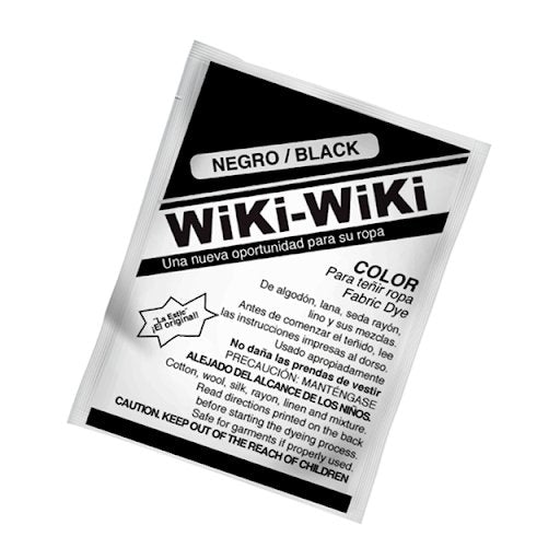 Wiki-Wiki Polvo Para Teñir Tela Negro - Domi Delivery