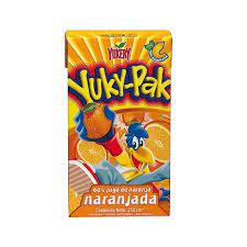 Yuky-Pak naranja 250Ml - Domi Delivery